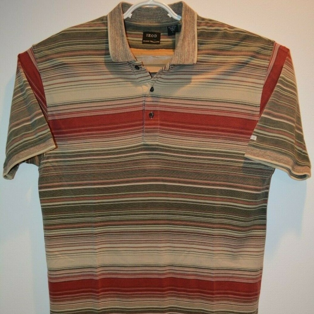 IZOD Men's Polo/Golf-Style Shirt Multicolored  L